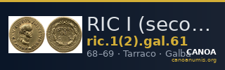 RIC I (second edition) Galba 61 — CANOA