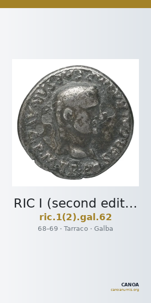 RIC I (second edition) Galba 62 — CANOA