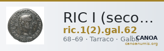 RIC I (second edition) Galba 62 — CANOA