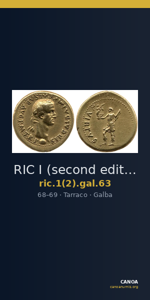 RIC I (second edition) Galba 63 — CANOA