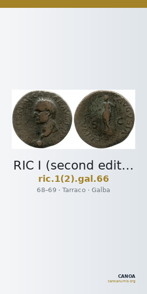 RIC I (second edition) Galba 66 — CANOA