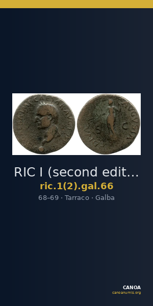 RIC I (second edition) Galba 66 — CANOA