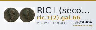 RIC I (second edition) Galba 66 — CANOA