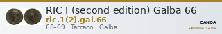 RIC I (second edition) Galba 66 — CANOA