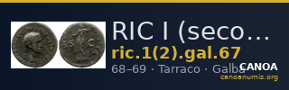 RIC I (second edition) Galba 67 — CANOA