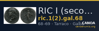 RIC I (second edition) Galba 68 — CANOA