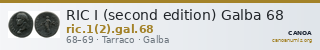 RIC I (second edition) Galba 68 — CANOA