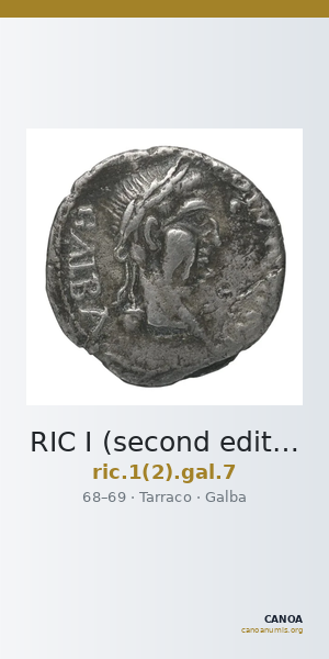 RIC I (second edition) Galba 7 — CANOA