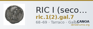 RIC I (second edition) Galba 7 — CANOA