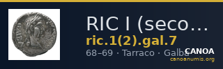 RIC I (second edition) Galba 7 — CANOA