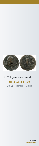 RIC I (second edition) Galba 70 — CANOA