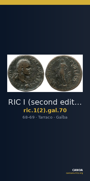 RIC I (second edition) Galba 70 — CANOA