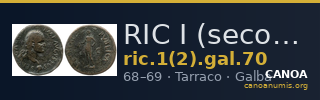 RIC I (second edition) Galba 70 — CANOA