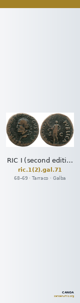 RIC I (second edition) Galba 71 — CANOA