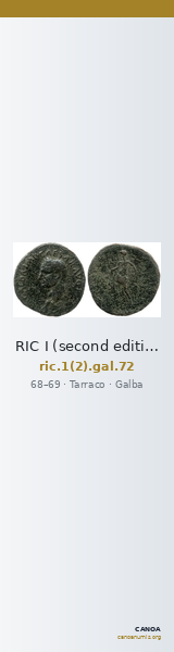 RIC I (second edition) Galba 72 — CANOA