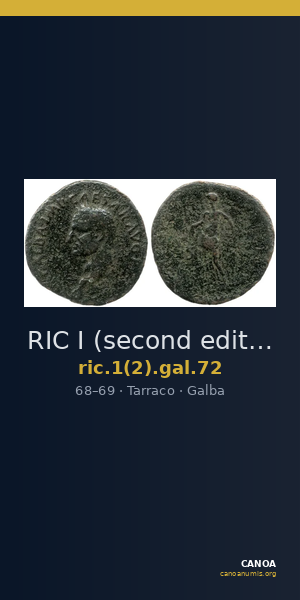 RIC I (second edition) Galba 72 — CANOA
