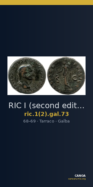 RIC I (second edition) Galba 73 — CANOA
