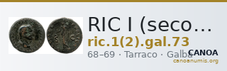 RIC I (second edition) Galba 73 — CANOA