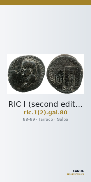RIC I (second edition) Galba 80 — CANOA