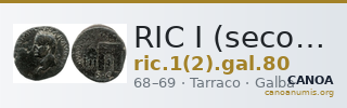 RIC I (second edition) Galba 80 — CANOA