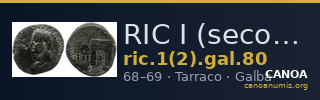 RIC I (second edition) Galba 80 — CANOA