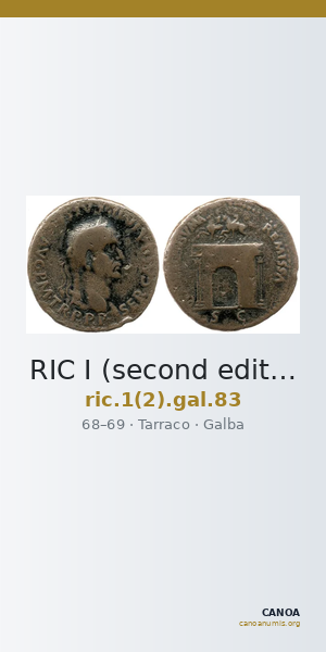 RIC I (second edition) Galba 83 — CANOA