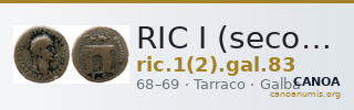 RIC I (second edition) Galba 83 — CANOA