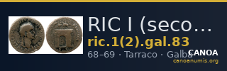 RIC I (second edition) Galba 83 — CANOA