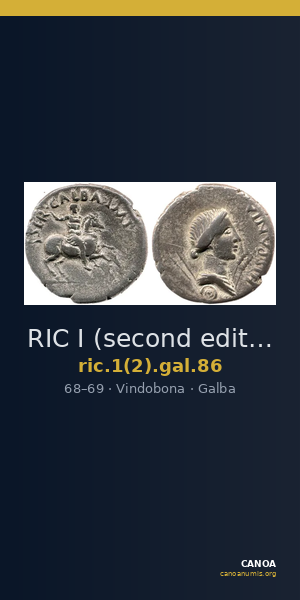 RIC I (second edition) Galba 86 — CANOA