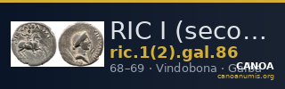 RIC I (second edition) Galba 86 — CANOA