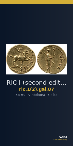 RIC I (second edition) Galba 87 — CANOA