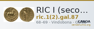 RIC I (second edition) Galba 87 — CANOA