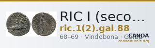 RIC I (second edition) Galba 88 — CANOA