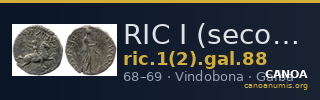 RIC I (second edition) Galba 88 — CANOA