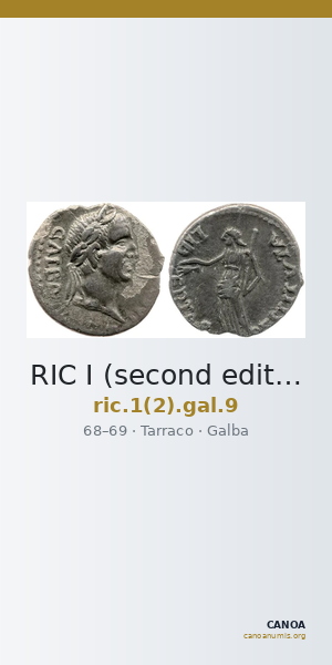 RIC I (second edition) Galba 9 — CANOA