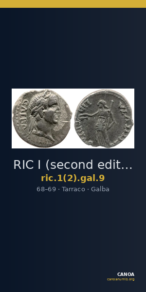 RIC I (second edition) Galba 9 — CANOA