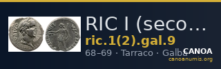 RIC I (second edition) Galba 9 — CANOA