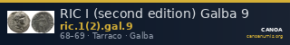 RIC I (second edition) Galba 9 — CANOA