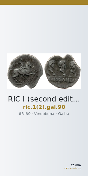 RIC I (second edition) Galba 90 — CANOA