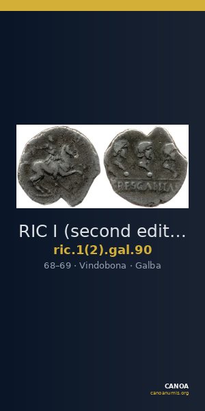 RIC I (second edition) Galba 90 — CANOA