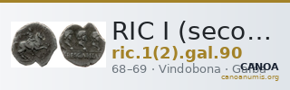 RIC I (second edition) Galba 90 — CANOA