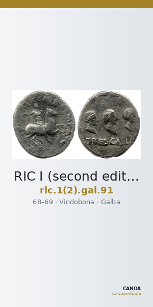 RIC I (second edition) Galba 91 — CANOA