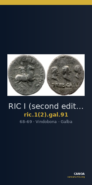 RIC I (second edition) Galba 91 — CANOA