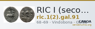 RIC I (second edition) Galba 91 — CANOA