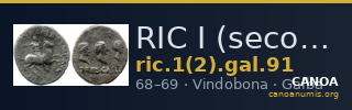 RIC I (second edition) Galba 91 — CANOA