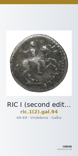 RIC I (second edition) Galba 94 — CANOA
