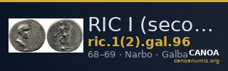 RIC I (second edition) Galba 96 — CANOA