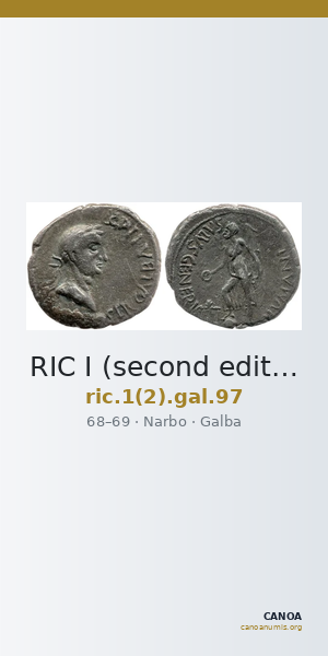 RIC I (second edition) Galba 97 — CANOA