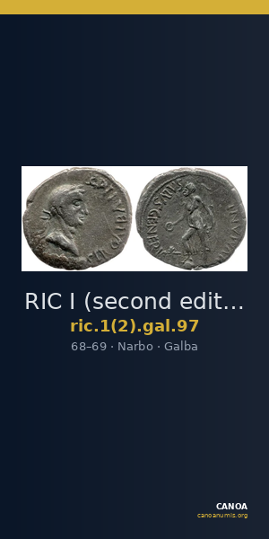 RIC I (second edition) Galba 97 — CANOA