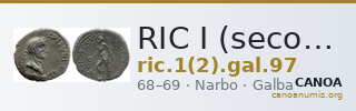 RIC I (second edition) Galba 97 — CANOA
